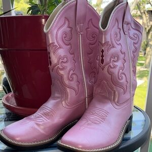 Pink Western Cowboy Boots
